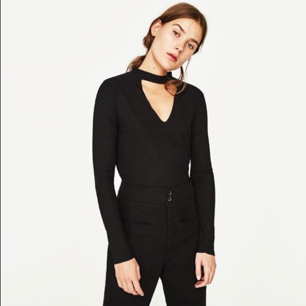 Zara choker top